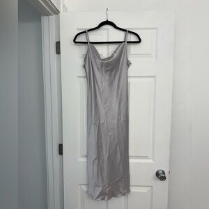 Satin Midi BEBE slip dress